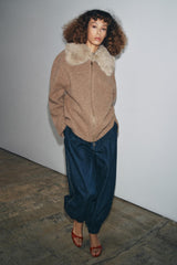 Adeline Fur Lapel Jacket