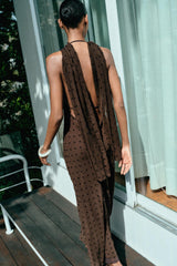 Mara Brown Polka Maxi