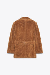 Elara Suede Blazer