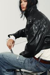 Oslo Faux Leather Jacket