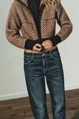 Mara Check Knit Jacket