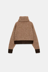 Mara Check Knit Jacket