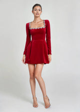 Vivienne Velvet Mini Dress