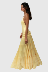 Lysandra One Shoulder Backless Maxi Dress