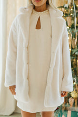 Elara Plush Faux Coat