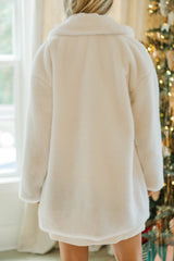 Elara Plush Faux Coat