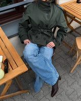 Mara Belted Cropped Trench