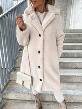 Isla Sherpa Lapel Coat