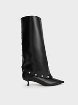 Droptop Convertible Kitten Heel Boots