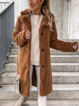 Isla Sherpa Lapel Coat