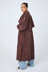 Eeden Suede Trench Coat