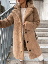 Isla Sherpa Lapel Coat