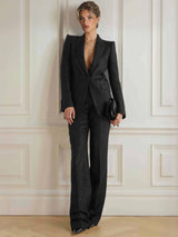 Vivienne Sequin Tailored Blazer