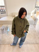 Margot Navy Wool Coat