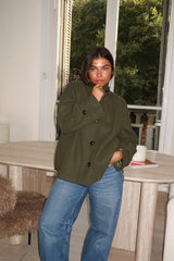 Margot Navy Wool Coat