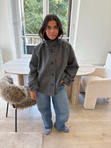 Margot Navy Wool Coat