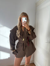 Aubrey Structured Blazer Romper