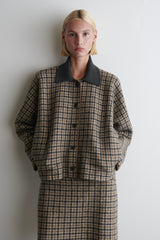 Arlette Wool Check Jacket