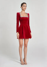 Vivienne Velvet Mini Dress