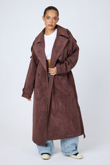 Eeden Suede Trench Coat