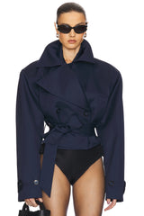 Tilly Oversized Cropped Trench