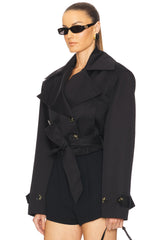Tilly Oversized Cropped Trench