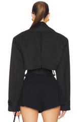 Tilly Oversized Cropped Trench