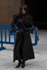 Esmé Textured Trench Coat