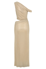 Kenny Diamante One Shoulder Maxi Dress