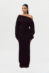 Thea Off-Shoulder Knit Dress