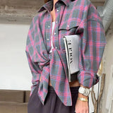 Chloe Oversized Plaid Shirt