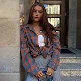 Chloe Oversized Plaid Shirt