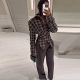 Aubrey Cinched Check Shirt