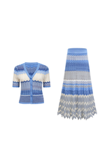 Daniela Zigzag Knit Set