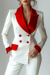Valentina Contrast Tux Blazer