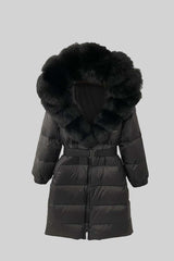 Isabelle Fur-Trim Puffer Coat
