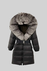 Isabelle Fur-Trim Puffer Coat