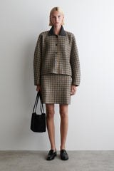 Arlette Wool Check Jacket