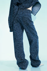 Koko wide-leg bouclé Jeans