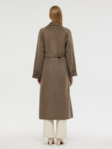 Cashmere Wool Unisex Wrap Coat GOELIA