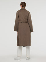 Cashmere Wool Unisex Wrap Coat GOELIA
