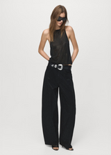 The Kaia Rhinestone Balloon Jeans