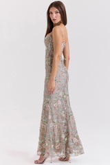 Naima Embellished Corset Gown