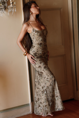 Naima Embellished Corset Gown