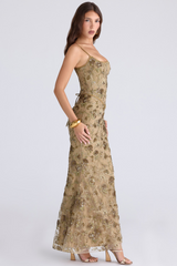 Naima Embellished Corset Gown