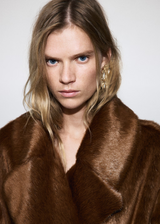 Isolde Faux Fur Belted Coat