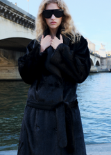 Isolde Faux Fur Belted Coat