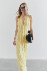 Maribel Ruffle Maxi Dress