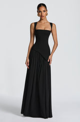 Averie Draped Maxi Gown