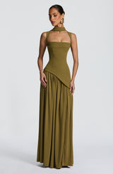 Averie Draped Maxi Gown